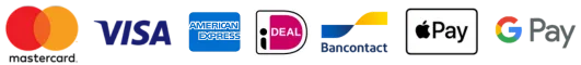 Veilige betalingsmethoden waaronder iDEAL, Creditcard en PayPal