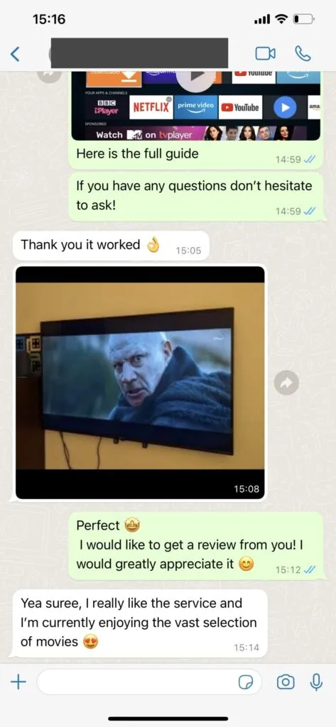WhatsApp klantgesprek ervaring 1 KijkTivi