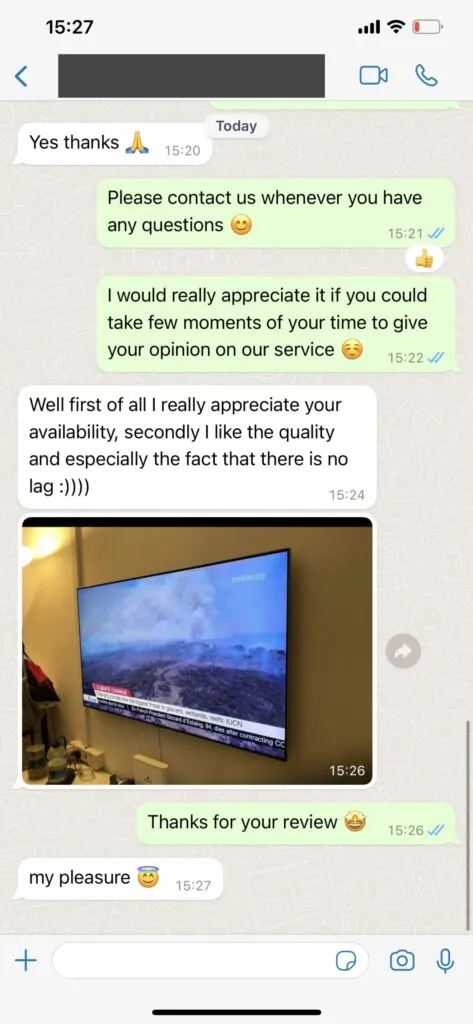 WhatsApp klantgesprek ervaring 2 KijkTivi